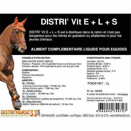 Vitamine E cheval