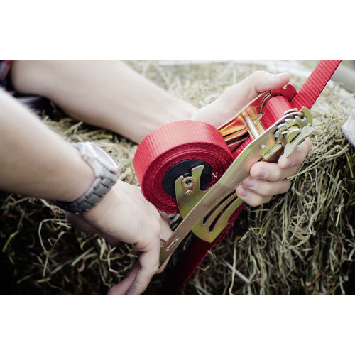 Sangle d'arrimage automatique avec cliquet - Foin cheval