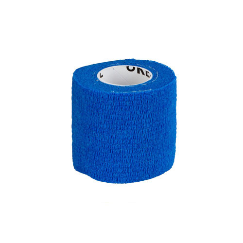 Bande Cohésive 5 cm - Bande pour coton de repos - Bleue