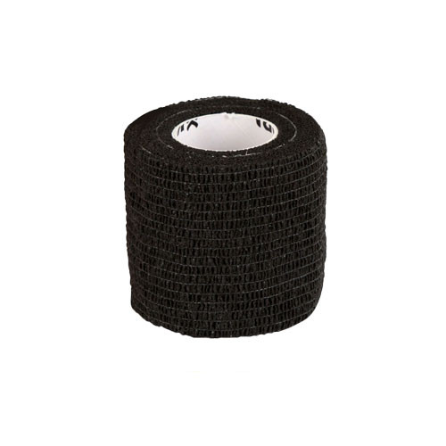 Bande Cohésive 5 cm - Bande pour coton de repos - Noire