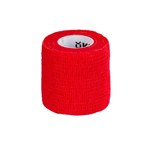 Bande Cohésive 5 cm - Bande pour coton de repos - Rouge