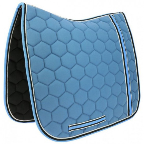Tapis de selle EQUITHEME "Ligne" - Bleu Ciel