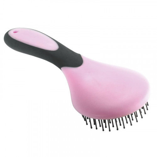 Brosse à crinière - Soin des crins du cheval - Rose