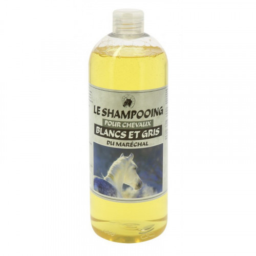 Shampoing pour Chevaux Blancs et Gris