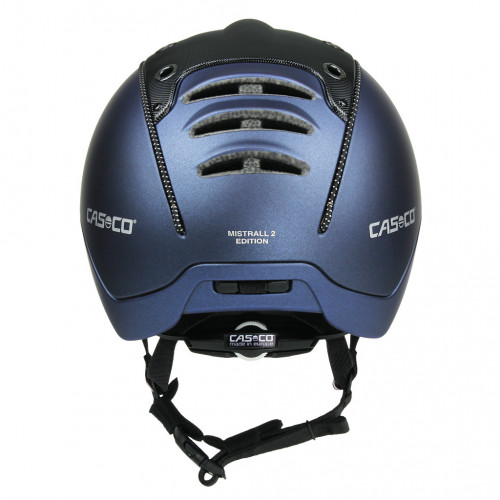 Casco Mistrall 2 édition bleu/noir arrière