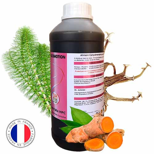 harpago prêle curcuma liquide pour chevaux