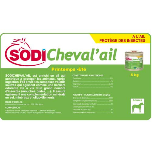 bloc mineral ail pour chevaux