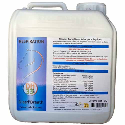 sirop contre la toux du cheval 2L