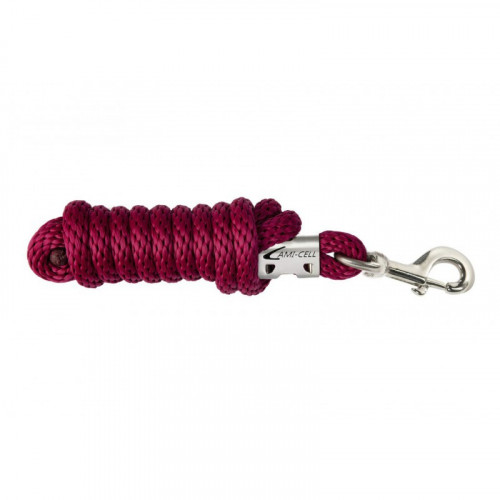 Longe d'attache LAMI-CELL - Pour cheval - 2 m - Framboise
