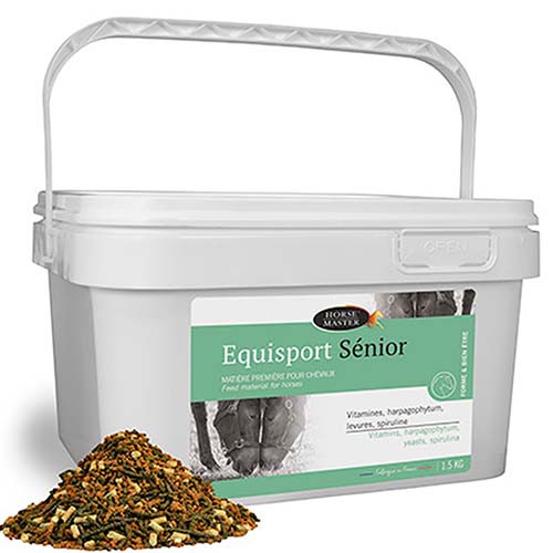 Equisport Senior - Accompagner naturellement le cheval ùgé complément naturel pour vieux cheval