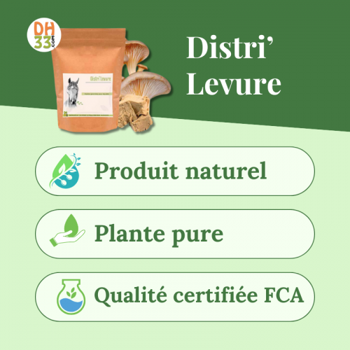 Levure de bière naturelle chevaux et poneys - Distri'Levure