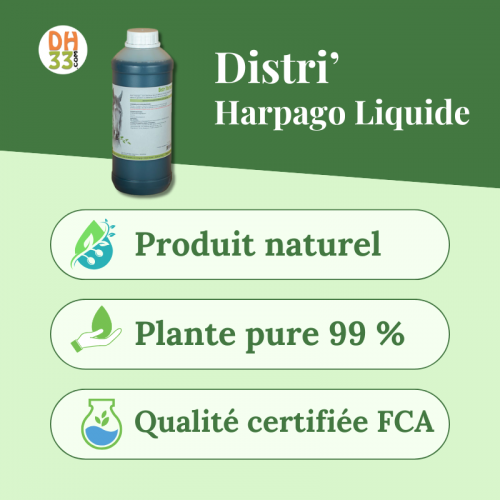Distri'Harpago Liquide - Arthrose et douleur du cheval