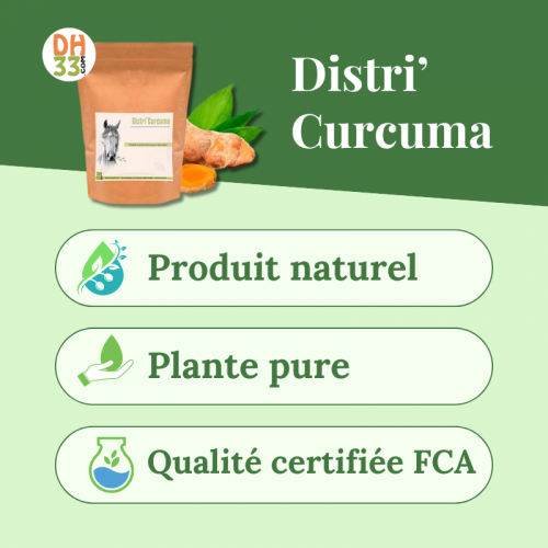 🌿 Curcuma cheval 100% pur – Digestion, foie et confort articulaire