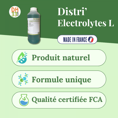 Distri'Electrolytes L - Electrolytes liquides cheval - DistriHorse33