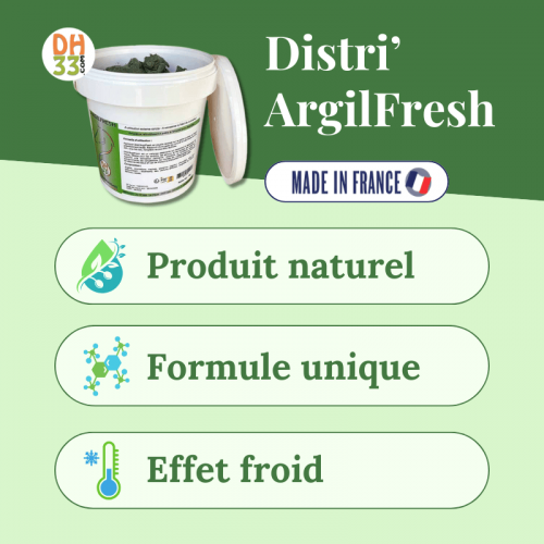 Distri'ArgilFresh - Argile cataplasme cheval