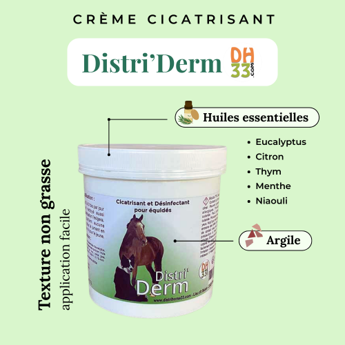 Distri’Derm – Crème cicatrisante naturelle cheval | DistriHorse33