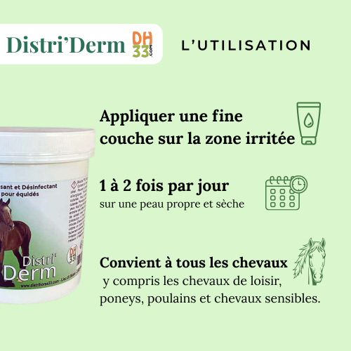 Distri’Derm – Crème cicatrisante naturelle cheval | DistriHorse33