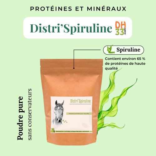 Spiruline Cheval - Protéines et Minéraux