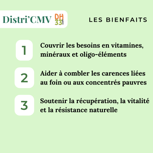 Distri'CMV - CMV pour chevaux et poneys - Poudre