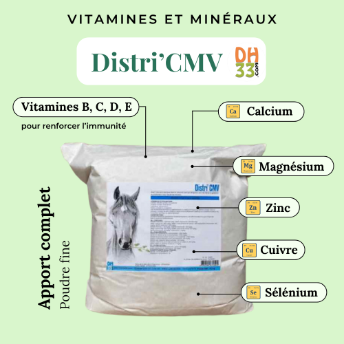 Distri'CMV - CMV pour chevaux et poneys - Poudre