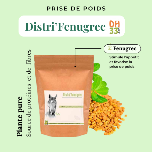 Fenugrec Cheval - Prise de Masse Naturelle et Stimulation de l'Appétit | DistriHorse33