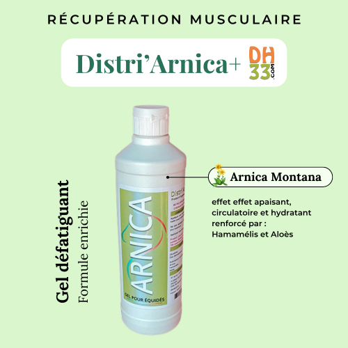 Distri'Arnica+ - Gel Arnica pour chevaux - 500 ml