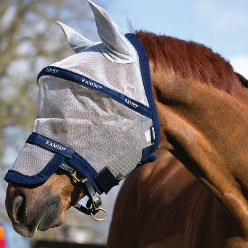 Masque anti-insectes Rambo Flymask Plus Horseware