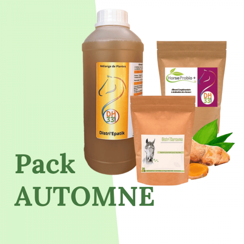 Pack Automne : Drainage & Équilibre Digestif Cheval