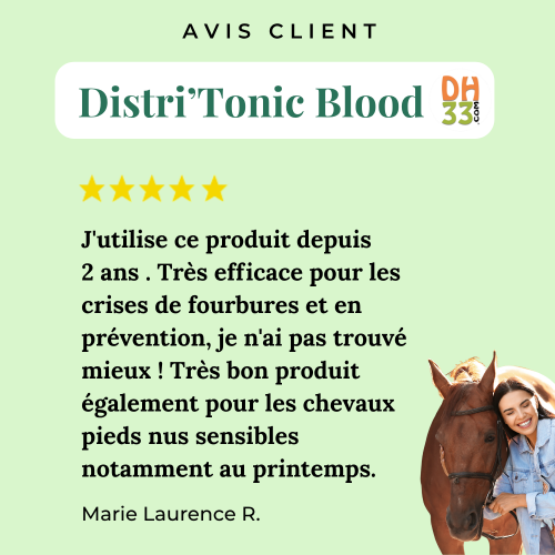 Distri'Tonic Blood contre la Fourbure du Cheval