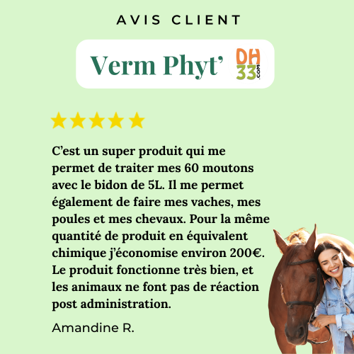 Vermifuge liquide animaux, agriculture bio - Verm Phyt'