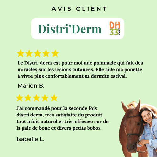 Distri’Derm – Crème cicatrisante naturelle cheval | DistriHorse33
