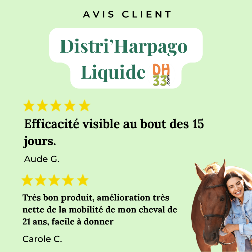 Distri'Harpago Liquide - Arthrose et douleur du cheval