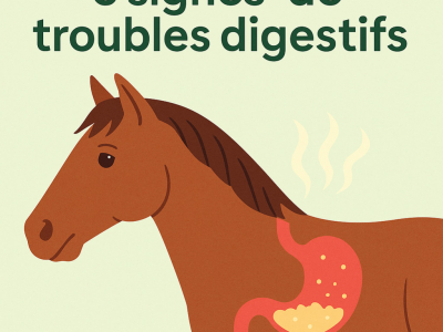 5 signes qui révèlent des troubles digestifs chez votre cheval