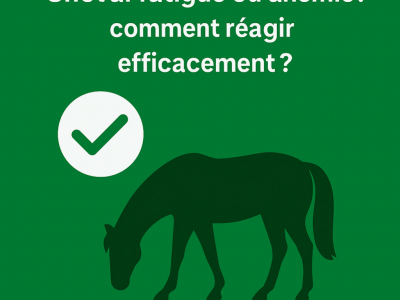Cheval fatigué ou anémié : comment réagir efficacement ?