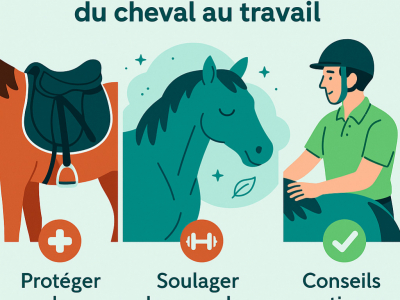 Cheval au travail : comment préserver son confort et sa récupération?