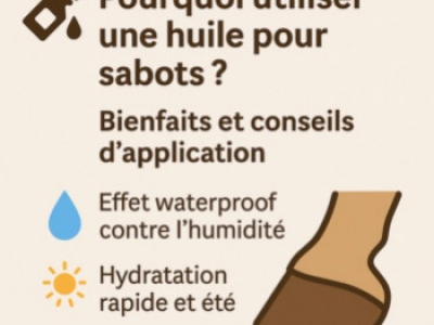 Pourquoi utiliser une huile pour sabots? Bienfaits et Conseils d'utilisation