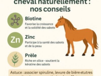 Quelle cure pour des sabots solides ? Biotine, zinc ou prêle ?