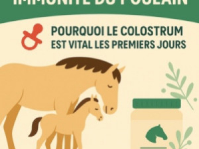 Immunité du poulain : pourquoi le colostrum est vital les premiers jours