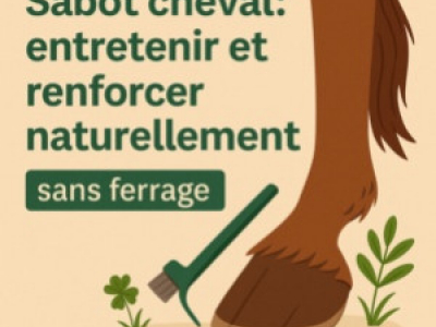 Sabot cheval : entretenir et renforcer naturellement sans ferrage