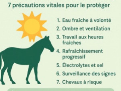 Cheval en canicule : 7 mesures essentielles pour le protéger