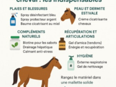 Trousse de premiers soins cheval : guide complet des indispensables