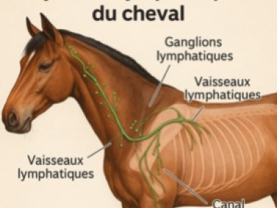 Système lymphatique du cheval : rôle, troubles et solutions naturelles