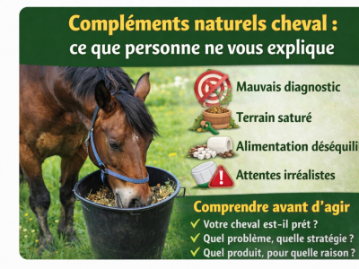 Compléments naturels pour chevaux : ce que personne ne vous explique